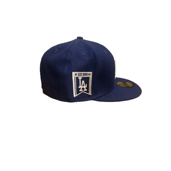 New Era Los Angeles Dodgers 59FIFTY Fitted Hat Cap Size 7 1/2 - Picture 2 of 5
